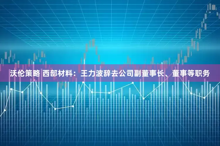 沃伦策略 西部材料：王力波辞去公司副董事长、董事等职务