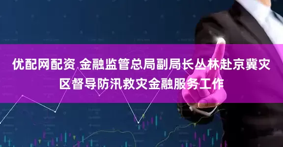 优配网配资 金融监管总局副局长丛林赴京冀灾区督导防汛救灾金融服务工作